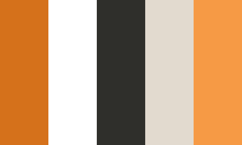 white black orange white black orange